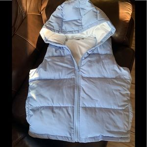 Rare Light blue Brandy Melville puffer vest